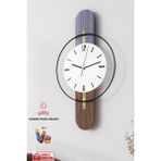 Beyaz Sahra Elegant Plus Black Fred Serisi - Modern Dekoratif Duvar Saati - 40 x 90 cm - Ahşap