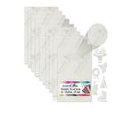 Beyaz Simli Karton A4 20x30 cm 10 lu 1 Paket Simli Fon Kartonu Parıltılı Kağıt Anasınıfı Kreş Etkinlik Proje