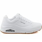 Beyaz Skechers Erkek Günlük Ayakkabı Uno Stand On Air 52458-WHT