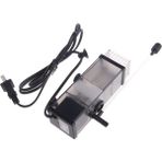 Beyaz Stil Balık Tankı Akvaryum Balık Su Ürünleri Yüzey Temizleyici Filtre 5W Yağ Film Temizleyici Su Protein Yüzey Skimmer (Yurt Dışından) - 1