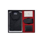 Beyaz Stil Slim Fit Hediye Kutulu Gömlek, Kravat, Parfüm Ve Cüzdan Seti (Babalar Günü Hediyesi)