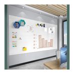 Beyaz tahta kağıt rulo ev ofis çalışma oyun odası manyetik kendinden yapışkanlı silinebilir vinil duvar kağıdı çıkarılabilir mesaj panosu kara tahta kuru silme panoları 90x120 cm