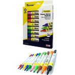 Beyaz Tahta Kalemi 10 Lu Set Doldurulabilir 1 Paket - Karışık-Çok Renkli