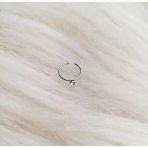 Beyaz Taşlı Burun Piercing