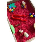 Beyaz Tavşan Oyun Evi Ahşap Etkinlik Seti - Montessori Oyuncak BAHAR