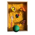 Beyaz Tavşan Oyun Evi Montessori Orman Ahşap Etkinlik Seti
