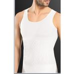Beyaz Toparlayıcı Vücut Şekillendirici ve Sıkılaştırıcı Göbek Inceltici Erkek Korse, 3XL, BL1022-19804IGP27193654
