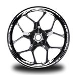 Beyaz Yamaha Fz6 Takım Jant Sticker Etiket Modeli
