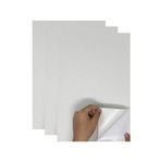 Beyaz Yapışkanlı Simli Eva 50X70 Cm 3 Adet Simli Yapışkanlı Eva Süngeri Okul Kreş Anasınıfı Elişi Etkinlikleri Hobi