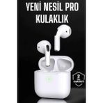 Beyaz Yeni Nesil Pro Bluetooth Kulaklık Yüksek Ses Kaliteli Anc Özelliği ( Lisinya )