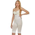 Beyaz Yüksek Bel Double Uzun Paçalı Kadın Korse, 3XL, TYC00241852924-869SL00020171