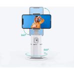 Beyaz Yüz Vücut Izleme 360° Telefon Tutucu Vlog Canlı Yayın Selfie Aı Yapay Zeka Telefon Gimbali