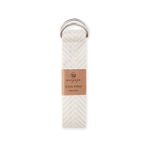 Beyaz Zebra Desenli Yoga Kemeri ( Kayışı )