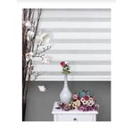 Beyazıt Tekstil Beyaz Bambu Zebra Stor Perde Beyaz 130 x 260 byzt82