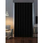Beyazıt Tekstil Blackout Karartma Siyah Fon Perde Siyah 160 x 250 byzt507