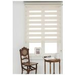 Beyazıt Tekstil Krem Bambu Zebra Stor Perde Krem 150 x 200 byzt545