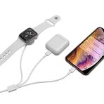 BeyazMcStorey Type-C Şarj Aleti Miknatıslı Şarj Aleti İphone AirPods İpad Lightning Şarj Kablosu USB