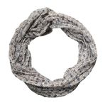beybey® Narin kadın halka şal ipek ve pamuktan çok ince malzemeden üretilmiştir ve özel renklerde, Çiçek bej, ca. 150 cm x 40cm