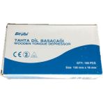 Beybi Abeslang Tahta Dil Basacağı (150 mm x 18 mm) 100 Adet x 5 Kutu