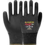 Beybi B-FLEX110 Likralı Nitril Eldiven 12 Çift - Gri - Siyah - 9