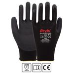 Beybi B-FLEX120 No: 9-L Çift Micro Köpük Nitril Eldiven