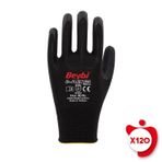 Beybi B-Flex120 Siyah Micro Köpük Nitril 9 Beden 120 Çift İş Eldiveni