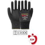 Beybi B-FLEX134 Siyah Likralı Nitril Iş Eldiveni 10 Beden 24 Çift - Renkli