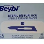 Beybi Bistüri Ucu 15 Numara 100 Adet