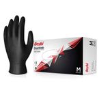 Beybi Diamond Siyah Nitril Eldiven - 100'lük Kutu XL - Kutu