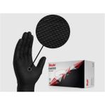 Beybi Diamond Xl Pudrasız Kalın Siyah Nitril Eldiven Xl (Kutuda 100 Adet)