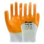 Beybi FLEX30 No 10 288 Çift Nitril Kaplı İş Eldiveni