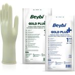 Beybi Gold Plus Pudrasız Steril Cerrahi Eldiven 10'lu 8
