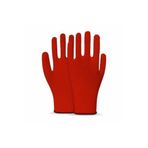 Beybi Kasyer Kırmızı 10 Numara Yıkanabilir Polyester Eldiven 5 Çift