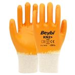 Beybi KN2+ No: 9 100 Çift Pamuk Nitril Eldiven