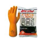 Beybi Korun No: 9.5 Koli 120 Çift Turuncu İş Eldiveni