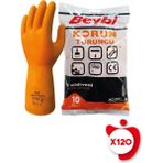 Beybi Korun Turuncu İş Eldiveni 10 Beden 120 Paket