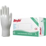Beybi L 100 Adet Pudralı Muayene Eldiveni