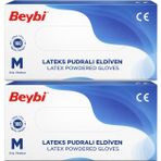 Beybi Lateks Pudralı Medium 200'lü Muayene Eldiveni