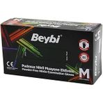 BEYBİ M SİYAH PUDRASIZ NİTRİL MUAYENE ELDİVENİ 100LÜ (4989)