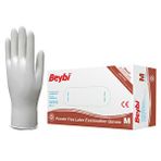 Beybi Muayene Eldiveni Pudrasız Lateks Medium 100Lü Paket