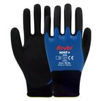 Beybi NMF+ No 10 12 Çift Mikro Köpük Nitril Kaplı Polyester Örgü Eldiven