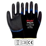 Beybi NMF120 Mikro Köpük Nitril Kaplı Polyester Örgü Eldiven