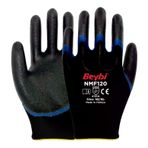 Beybi NMF120 No: 10-XL Koli 144 Çift Mikro Köpük Nitril Kaplı Polyester Örgü Eldiven
