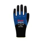 Beybi NMF134 Mavi 10 Beden 12 Çift Mikro Köpük Nitril Kaplı Polyester Örgü Eldiven