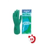 Beybi NTL-33 Yeşil 10 Beden Kimyasal Koruyucu Nitril İş Eldiveni