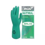 Beybi NTL33 Nitril Kimyasal İş Eldiveni - NO: 10 - Çift