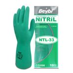 Beybi NTL33 Nitril Kimyasal İş Eldiveni - NO: 9 - Çift