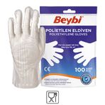 Beybi PET 100'lük Poşet Koli Polietilen Eldiven