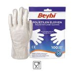 Beybi PET 100'lük Poşet Polietilen Eldiven