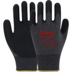Beybi PL17 Flex Likralı Lateks Camcı Eldiveni No:10 1 Çift - XL - Siyah